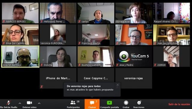 Videoconferencia comercio