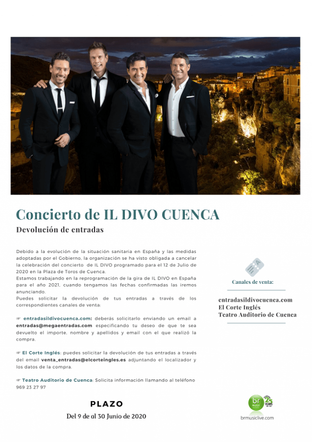 comunicado Il Divo