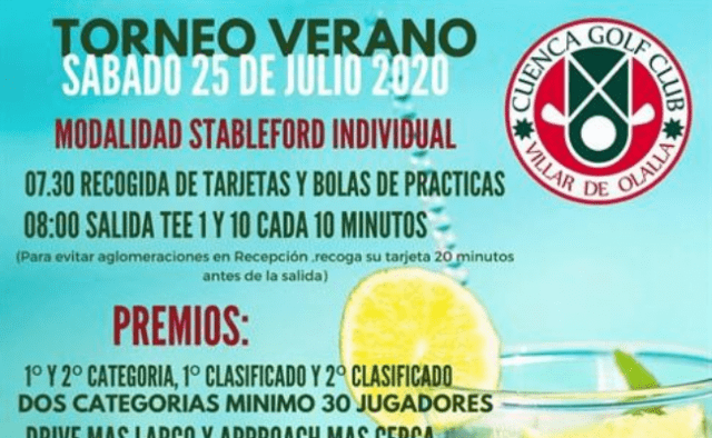 II Torneo de Verano Cuenca Golf Club