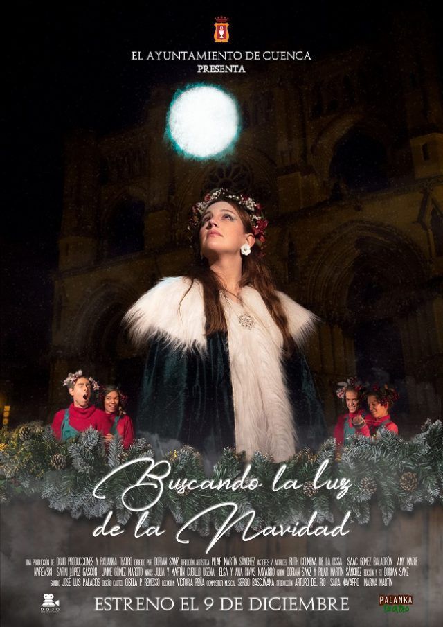 Cartel Buscando la luz de la Navidad