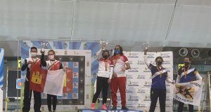 Agustín Vera y el equipo mixto del ArcoCuenca se llevan la plata en los Campeonatos de España en Sala