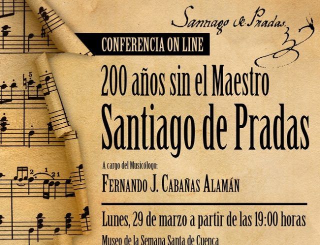 CARTEL CONFERENCIA SANTIAGO DE PRADAS