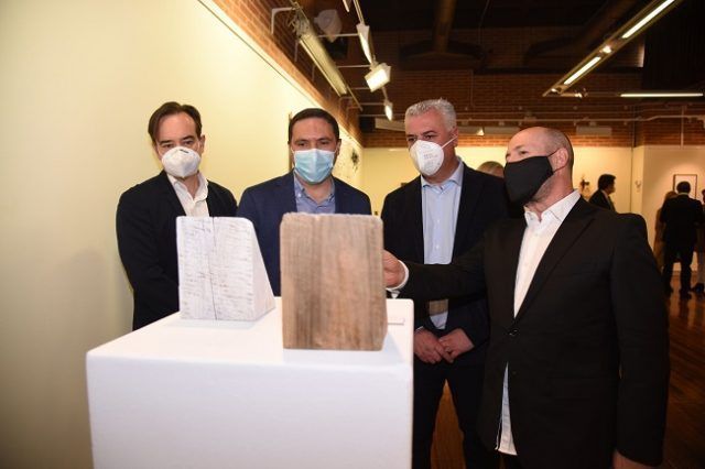 Inaguracion exposicion deJuan Solo, sala de arte Antonio Perez 29-3-21 (1)