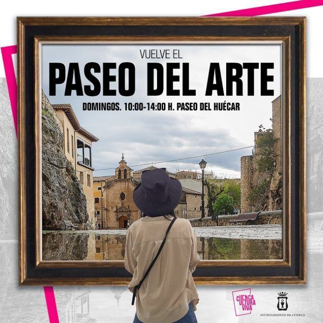 Cartel Paseo del Arte cuadrado
