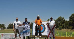 José María Párraga, segundo clasificado en la IV jornada de la liga de Tiro con Arco de Castilla-La Mancha