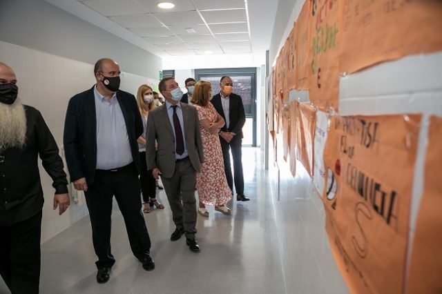 Inauguración de la primera fase del IESO Luisa Sigea y visita d