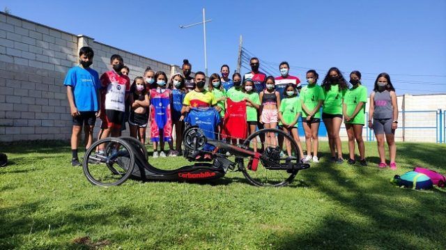 marquina en el campus de atletismo y triatlon