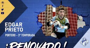 El guardameta Edgar Prieto continuará la próxima temporada en el FS VivoCuenca