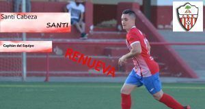 Santi Cabeza, uno de los capitanes del Pedroñeras, renueva una temporada más