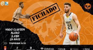 El joven alero francés Hugo Cluysen se incorpora al Basket Globalcaja Quintanar