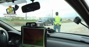 La Guardia Civil investiga a una persona que conducía a 215 km/h en Las Pedroñeras
