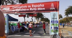 El conquense Pablo Pastor sigue haciéndose gigante y termina campeón de España sub-20 de 10 kilómetros Marcha en Ruta