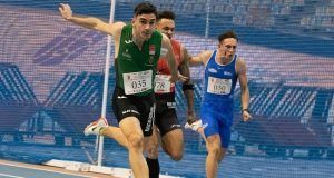 El velocista moteño Alberto Calero gana el Gran Premio Internacional Ciudad de Valencia con su mejor marca personal