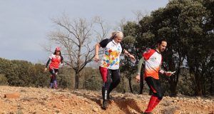 Magnífico ambiente de orientación en la dehesa Boyal de Arcas en la segunda prueba del Circuito de Diputación