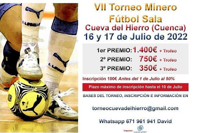 Cartel Torneo Minero VII Edición | El Deporte Conquense