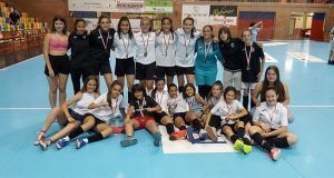 Las infantiles femeninas del Conquense terminan campeonas regionales de fútbol sala