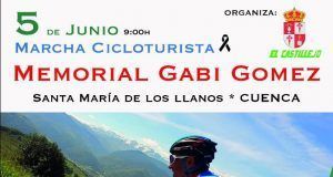 El Club Ciclista El Castillejo rinde homenaje a su compañero Gabi Gómez en su marcha cicloturista en Santa María de los Llanos