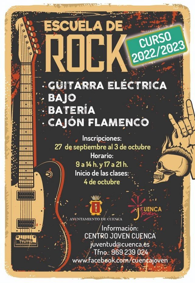 CARTEL CJ Escuela Rock 2022 2023