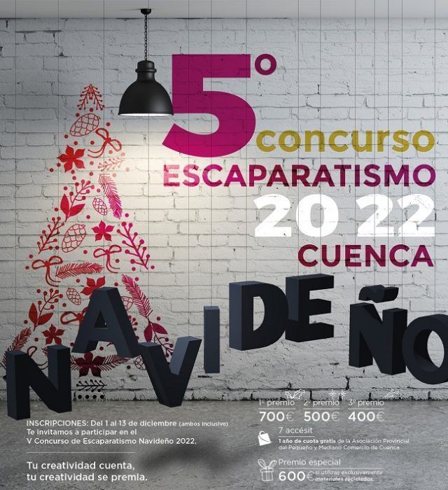 Cartel Concurso Escaparatismo Navideño