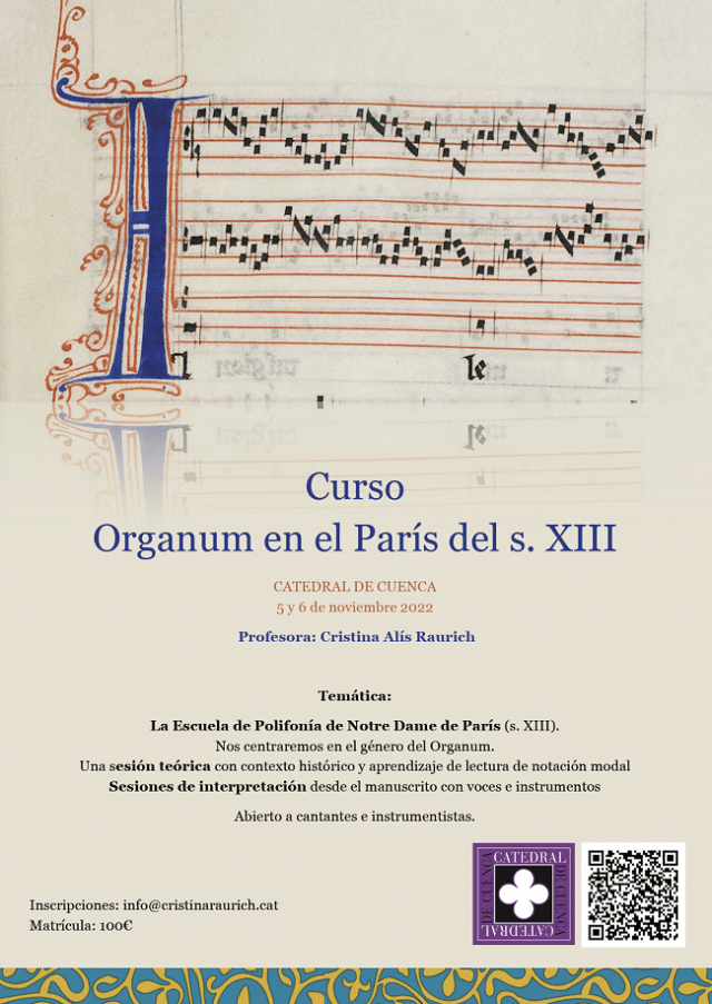 Cartel Curso Organum