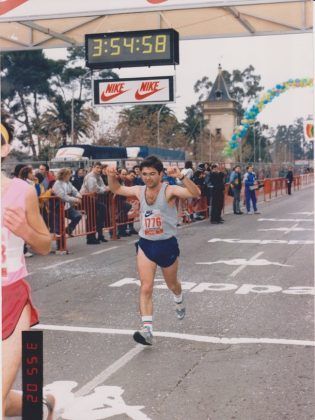 MANUEL RUIZ-GÓMEZ DE FEZ PRIMERA MARATÓN VALENCIA 1989 | El Deporte Conquense