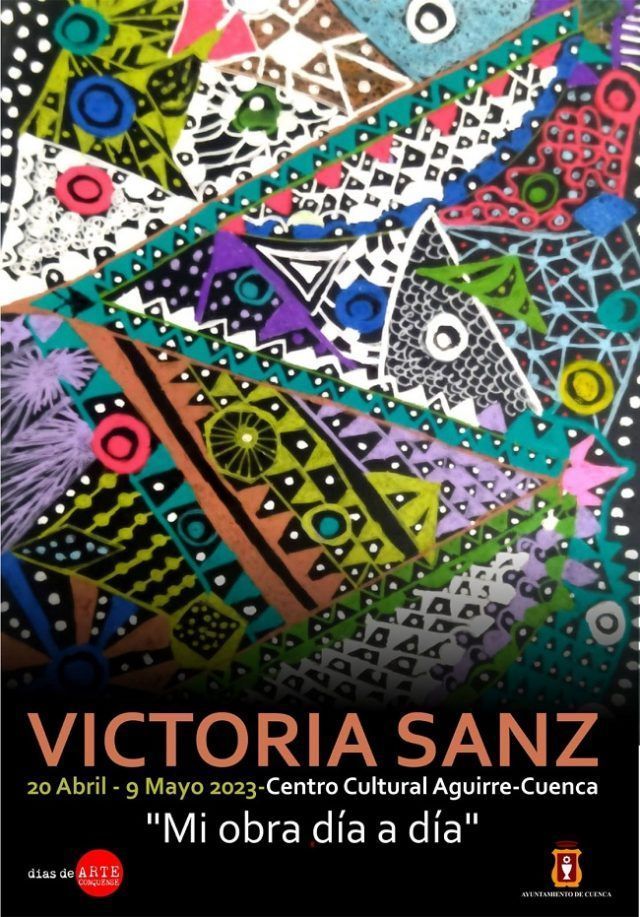 CARTEL expo Victoria Sanz en Aguirre 20230420