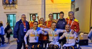 Luis Miguel García Marquina, medalla de Plata con la selección española en Team Relay