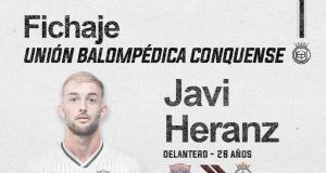 El delantero Javi Heranz, segundo fichaje del Conquense