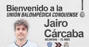 La UB Conquense confirma la ansiada llegada del delantero Jairo Cárcaba