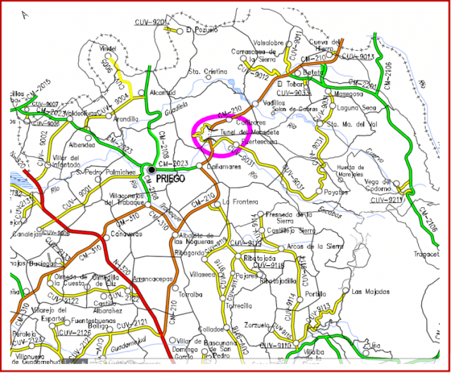 Plano carretera