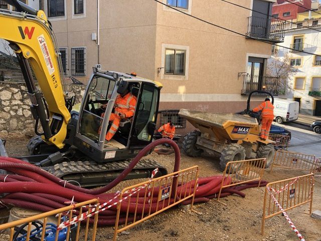 Almendros obras 1a fase febrero 2023