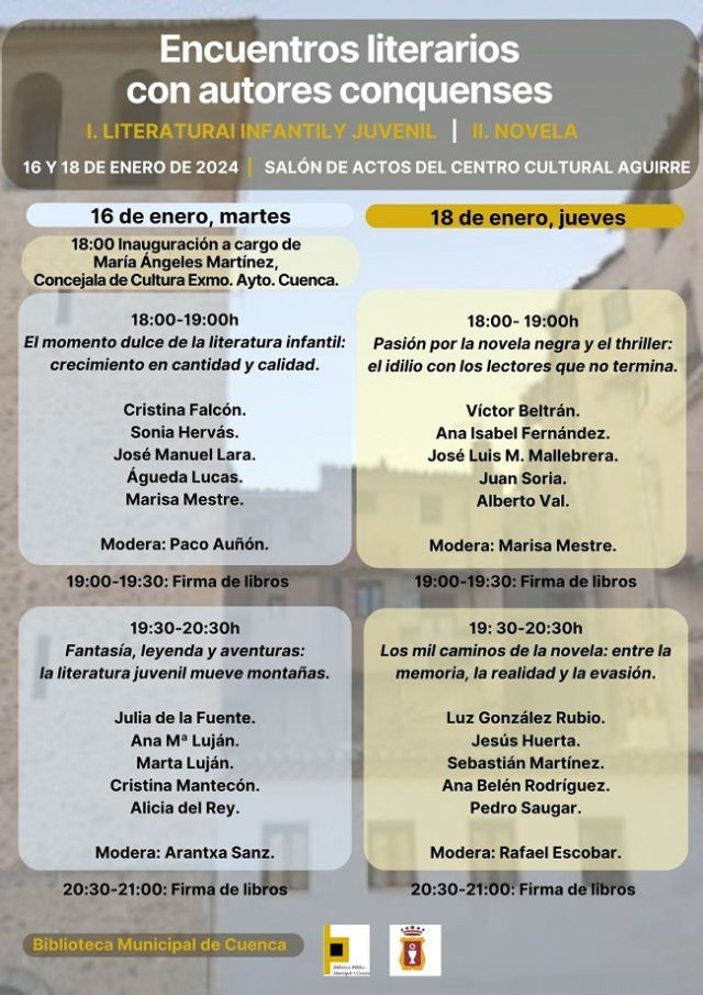 CARTEL Encuentros literarios 202401