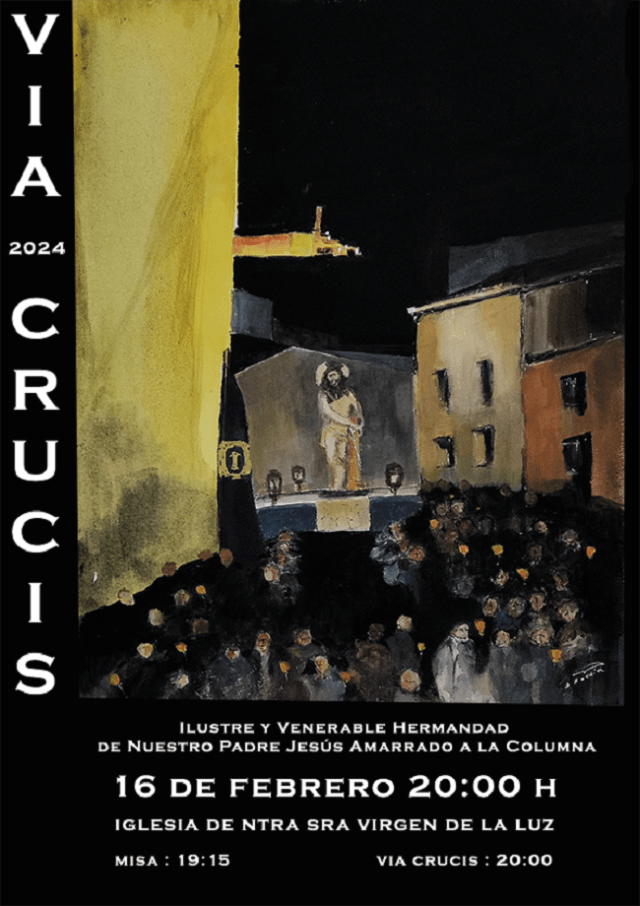 Cartel Via Crucis Amarrado 2024 - Diego Forriol (1)