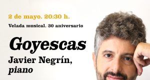 El pianista Javier Negrín rinde homenaje en Cuenca a las Goyescas de Granados