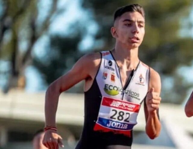 Diego Hernando en 1.000 m.