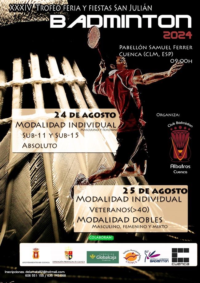 Cartel-Torneo-Badminton-S.Julian-24 | El Deporte Conquense