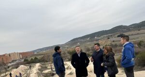 El alcalde comprueba cómo el Bike Park Cuenca funciona a pleno rendimiento