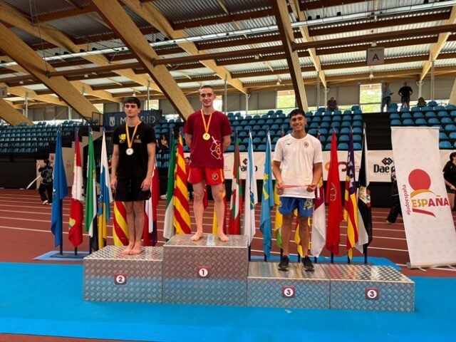 Sergio Martínez en lo más alto del pódium