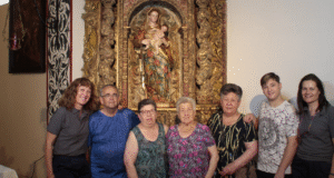 El Taller de Restauración de la Diputación de Cuenca restuara la imagen de la Virgen del Rosario de San Pedro de Palmiches