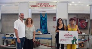 Ambatik Pintura en Seda se impone en el premio ‘Obra Artesana 2025’ de la Feria de Artesanía de la Diputación