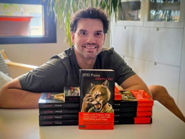 Alberto Val con El Puma