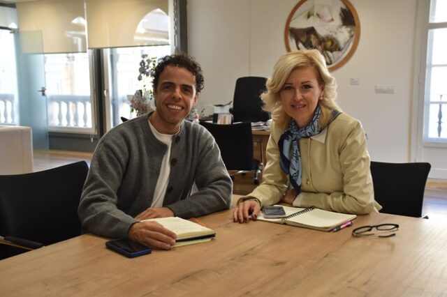 Javier Muga y Marian López