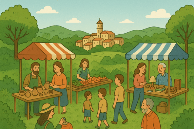 Mercado en el pueblo encantado_2