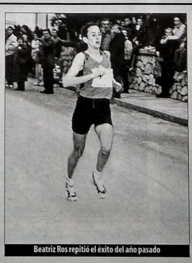 2000 Beatriz Ros en meta | El Deporte Conquense