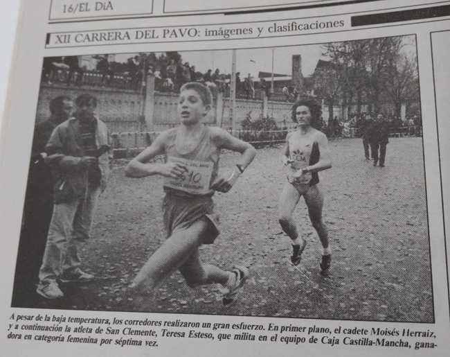 Teresa Esteso en meta 1995 | El Deporte Conquense