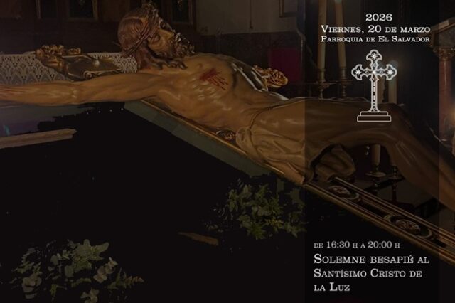 Cartel Solemne besapie al Stmo Cristo de la Luz - 2026