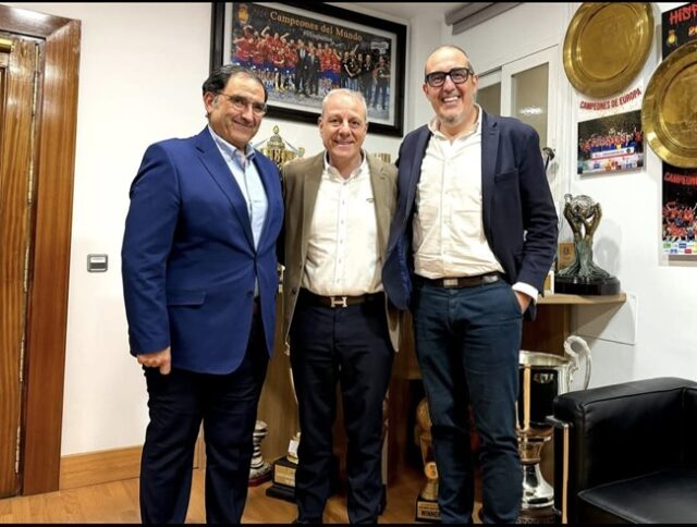 Evaristo Cañas, Paco Blázquez y Ricardo Lozano