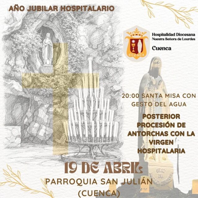 Cartel Visita Virgen Hospitalaria 2026 - Parroquia de San Julian Cuenca (1)