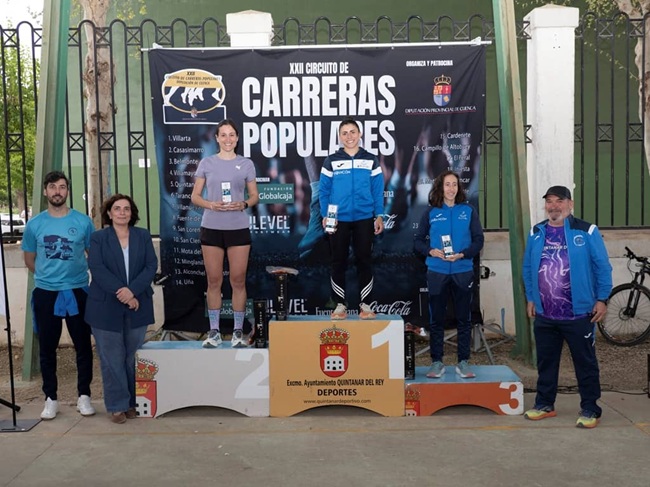 Quintanar podium femenino | El Deporte Conquense