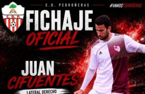 El CD Pedroñeras incorpora a Juan Cifuentes para reforzar el lateral derecho de cara a la nueva temporada